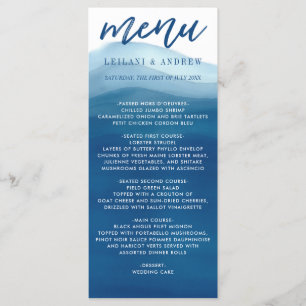 Menu Atalho De Mão Fazemos Onda De Cor De Água De Ombre