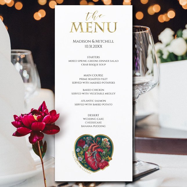 Menu Até que a morte nos faça parte do Gótico do dia da (Criador carregado)