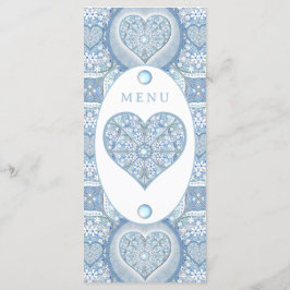 Menu Azul claro-azulado cerâmico