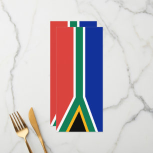 Menu Bandeira da África do Sul