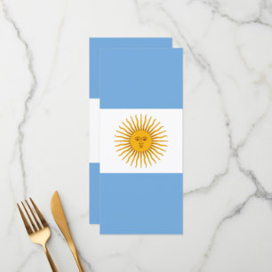 Menu Bandeira da Argentina