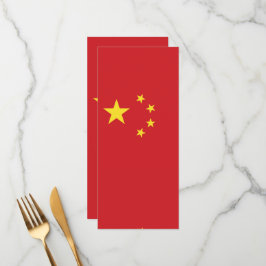 Menu Bandeira da China