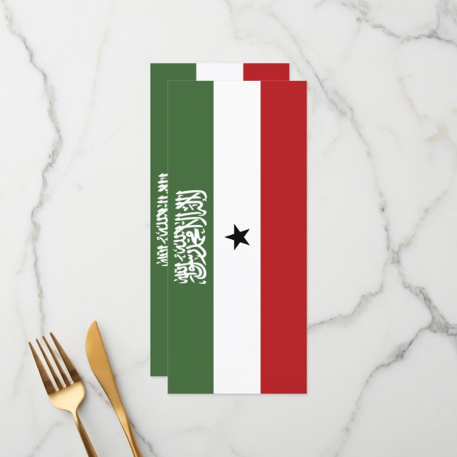 Menu Bandeira da Somalilândia (Frente/Verso In Situ)