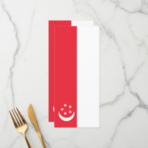 Menu bandeira de Singapura