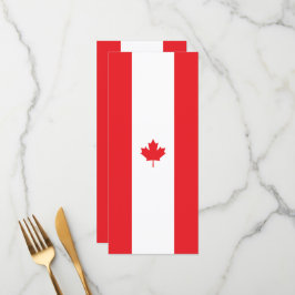 Menu Bandeira do Canadá