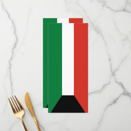Menu bandeira do Kuwait