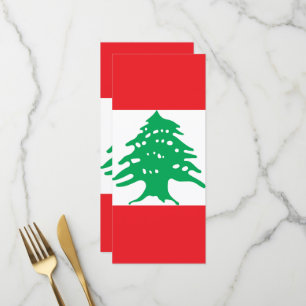 Menu Bandeira do Líbano