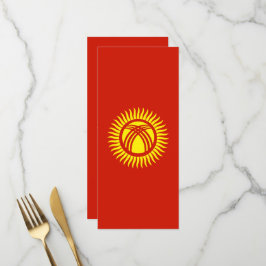 Menu Bandeira do Quirguistão