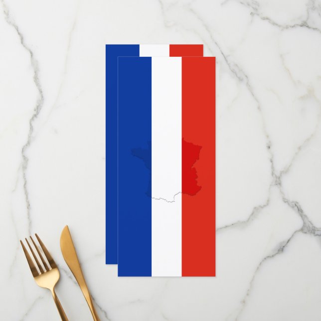 Menu bandeira francesa (Frente/Verso In Situ)
