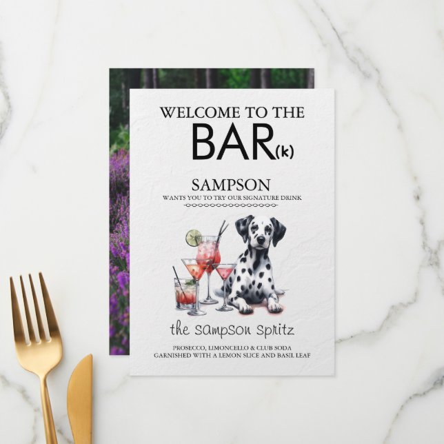 Menu Bar Dalmation (Frente/Verso In Situ)