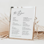 Menu Bar de Casamento da Caligrafia Moderna Branca<br><div class="desc">Projetado para coordenar com a Coleção de Convite Caseiro "Puro". Para alterar os detalhes, clique em "Detalhes". Para mover o texto ou alterar o tamanho, a fonte ou a cor, clique em "Editar usando a Ferramenta de Design". Visualize o link de coleção nesta página para ver todos os itens correspondentes...</div>