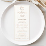 Menu Bar/Janto de Casamento de Ivory & Terracotta de Do<br><div class="desc">Estamos sempre a adicionar novas designs semanais!</div>