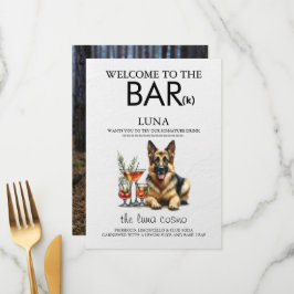 Menu Barra de Pastor Alemão