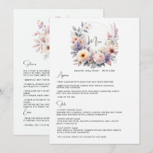 Bebê em Bloom Elegante Chá de fraldas Floral