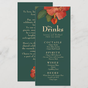 💍 Menu Bebida Rosa Romance: Art Nouveau Splendor