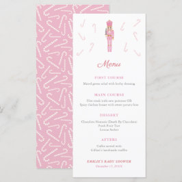 Menu Bengalas de Doces Rosa Natal Bebê Churrasco