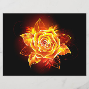 Menu Blooming Fire Rosa