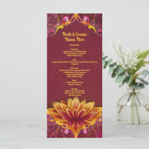 Menu Blossomas Eternos: Uma Celebração do Amor