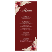 Boho Burgundy Rosas e Pampas Grass