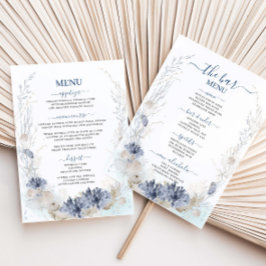 Menu Boho Chic Beach Destino Hampton Wedding