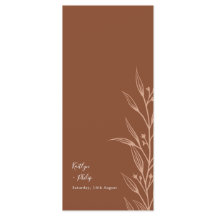 Boho Earthy Botânica Elegant Ivory Wedding