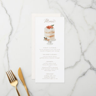 Menu Bolo de Natal do inverno