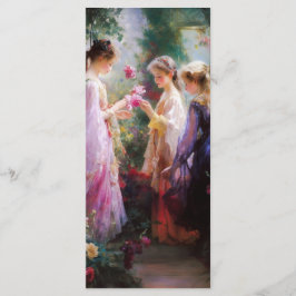 Menu BookmTrês garotas brincando num jardim