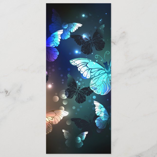 Menu Borboleta Noturna Flutuante (Frente)