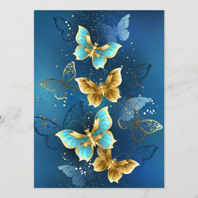 Menu Borboletas de ouro (Frente)