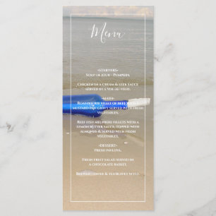Menu Bota Na Areia De Praia