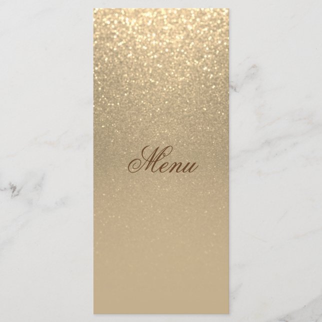 Menu Brilho Dourado (Frente)
