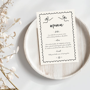Menu Brincadeira Retrorística Retraiu Casamento Francês