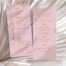 Buon Appetito Cardápio Italiano Rosa Manuscrito