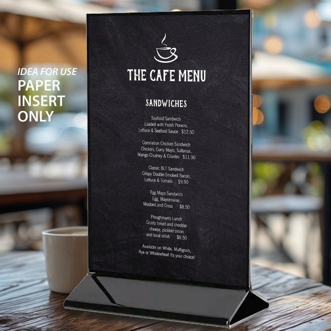 Menu Cafe Inserções de código QR para pedido de pa (Criador carregado)