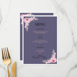 Menu Cardápio de Casamento