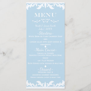 Menu Cardápio de Casamento da Cinderela Felizes para Se