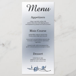 Menu Cardápio de Casamento Indigo Romance
