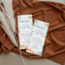 Cardápio de Chá de Bebê Sea You Soon