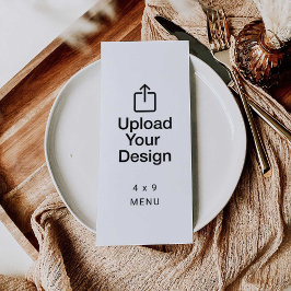Menu Cardápio Impresso 10cm x 14cm