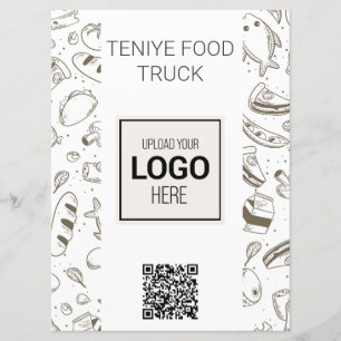 Menu Cardápio Personalizado de Caminhão de Comida