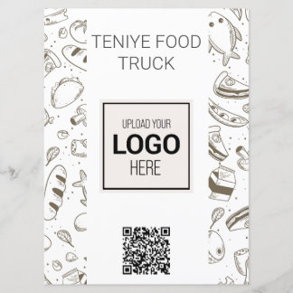 Menu Cardápio Personalizado de Caminhão de Comida
