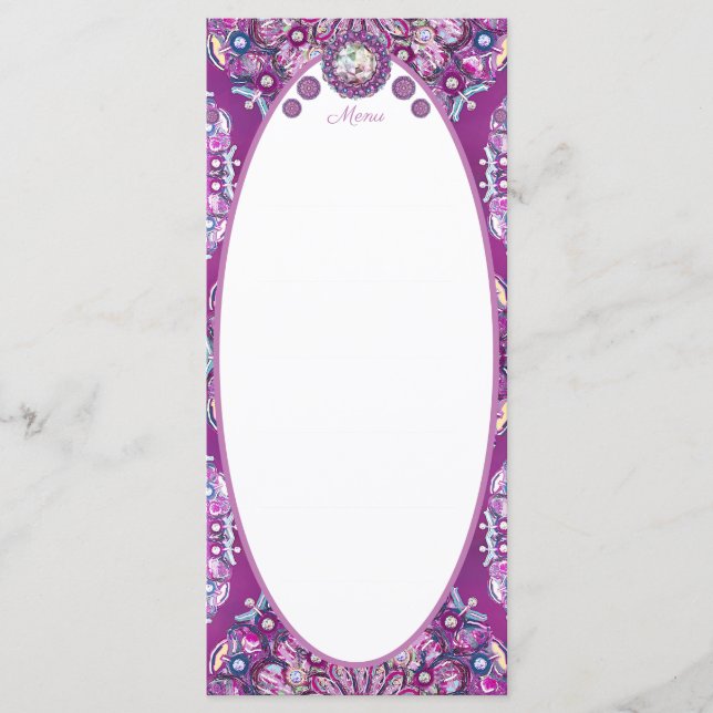 Menu Cardinal Red Rosace (Frente)