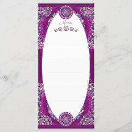 Menu Cardinal Red Rosace