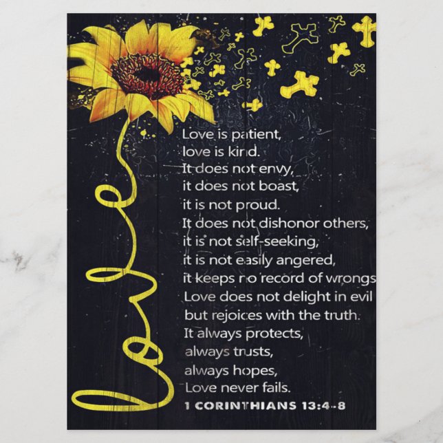 Menu Carta Ao Meu Marido, Novo Presente Doméstico (Frente)