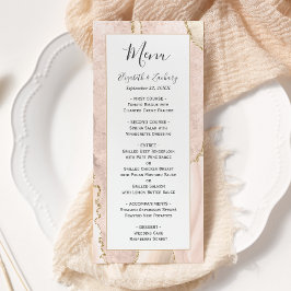 Menu Casamento Ágata Dourada Moderna