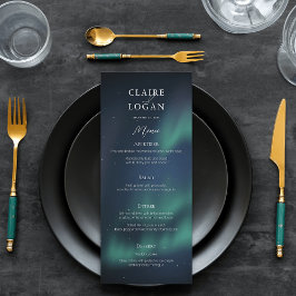 Menu Casamento Aurora Luzes do Norte