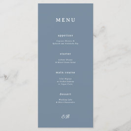 Menu Casamento Azul de Marselha