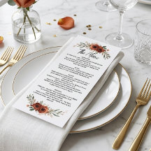 Casamento Boho Floral Terracota Mal-humorado