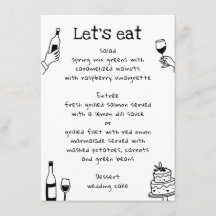 Casamento Caprichoso Desenhado à Mão | Vinho Moder