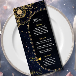 Menu Casamento celestial de sol e lua